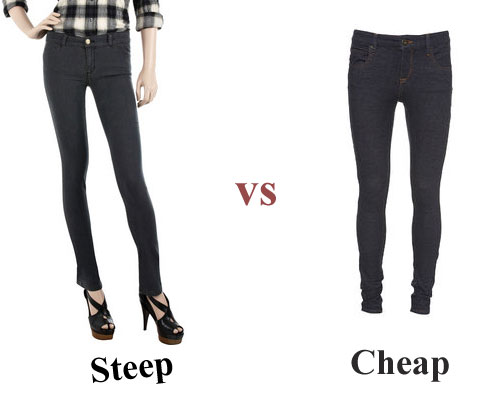 Steep vs Cheap: Denim Leggings - my fashion life