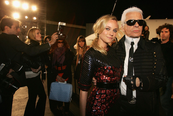 Diane Kruger goes make-up free but her Chanel handbag means she still  looks glamorous