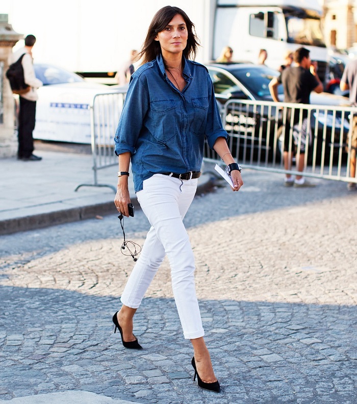best shoes for white jeans