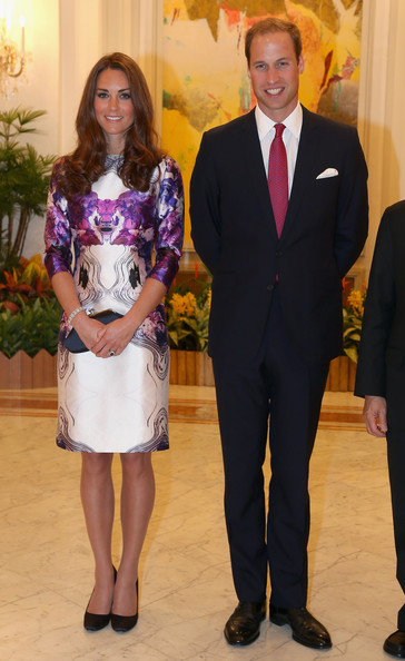 Kate Middleton wears purple Prabal Gurung in Singapore my