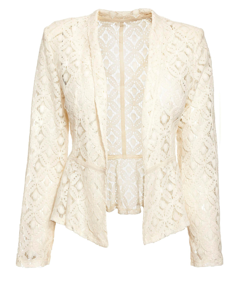 Lunchtime Buy: Next cream lace peplum jacket - my fashion life