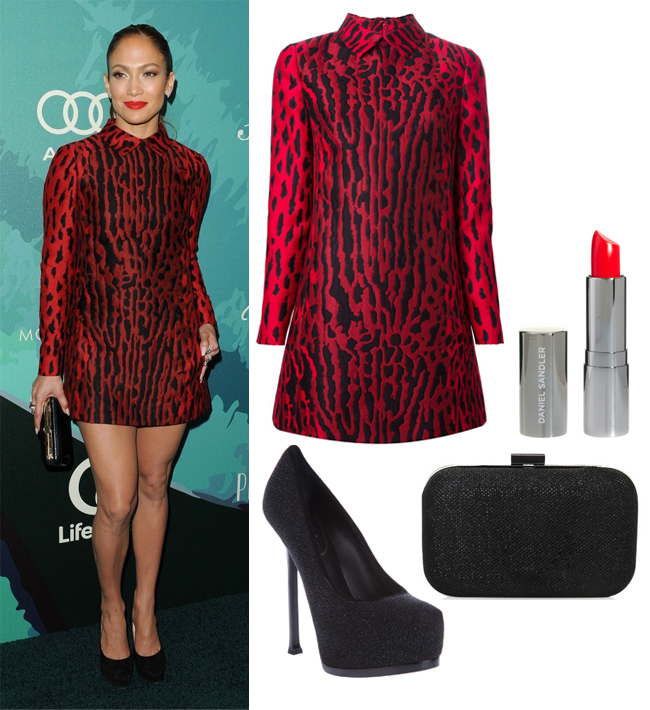 Get Lopez's red Valentino look - fashion life